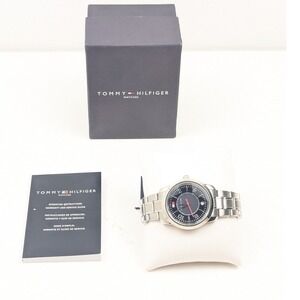 Tommy Hilfiger Watch Silver‎ Stainless Steel Band Menswear 1790616